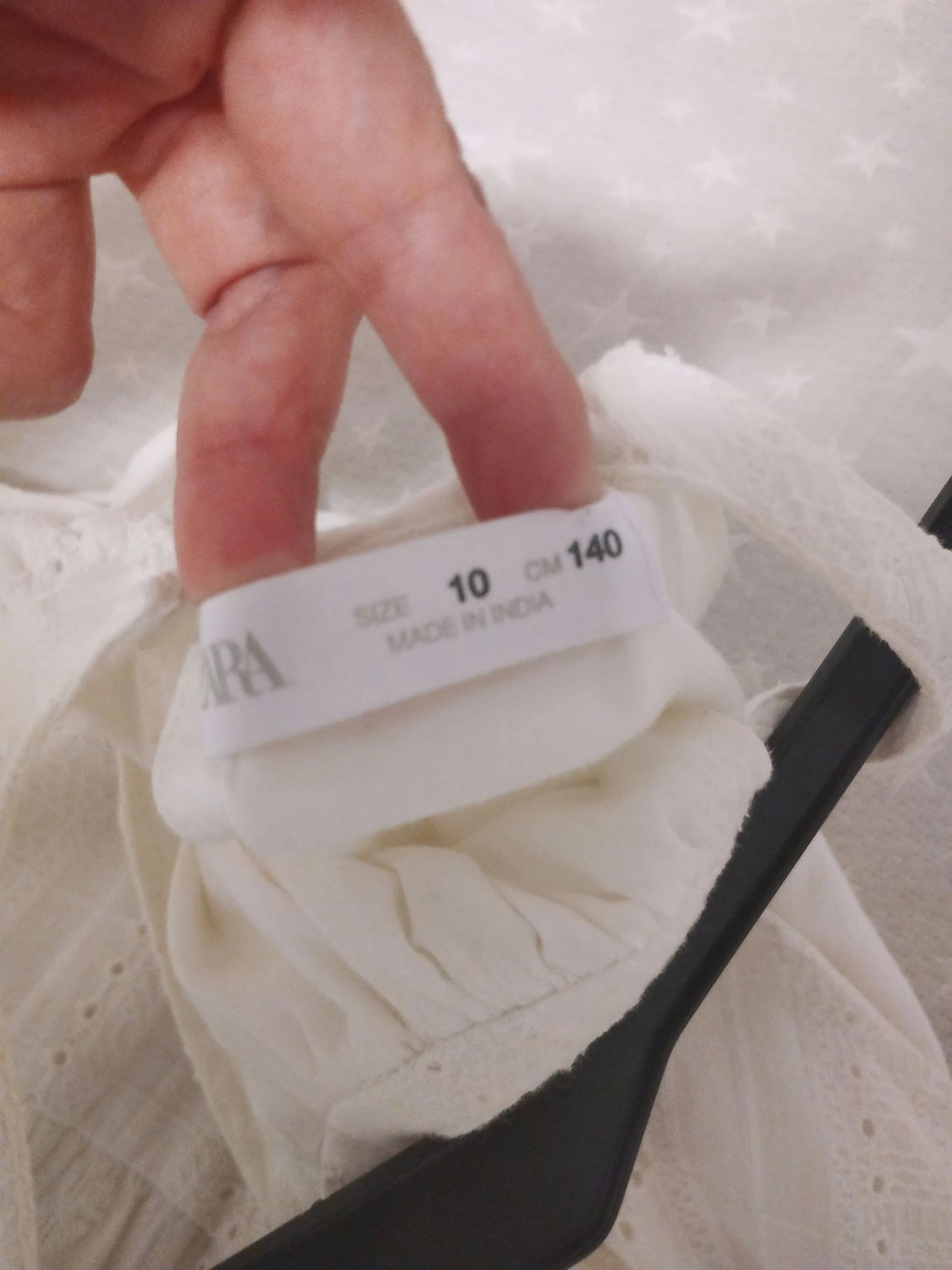 Zara Vestido largo bordado talla 10 – photo 8